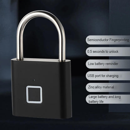 Fingerprint Padlock – Smart Biometric Lock for Home & Travel