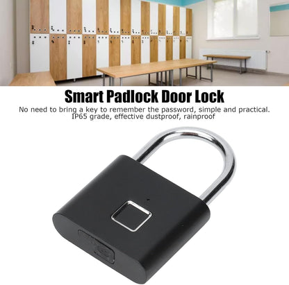 Fingerprint Padlock – Smart Biometric Lock for Home & Travel