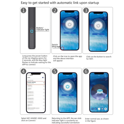 Waterproof Ear Wax Removal Cleaner Kit – Safe & Reusable