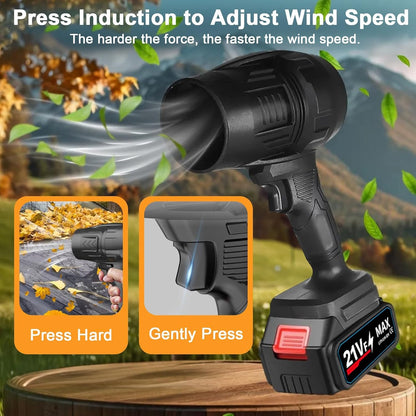 Jet Blower with Charger & 2 Batteries – Cordless & Powerful