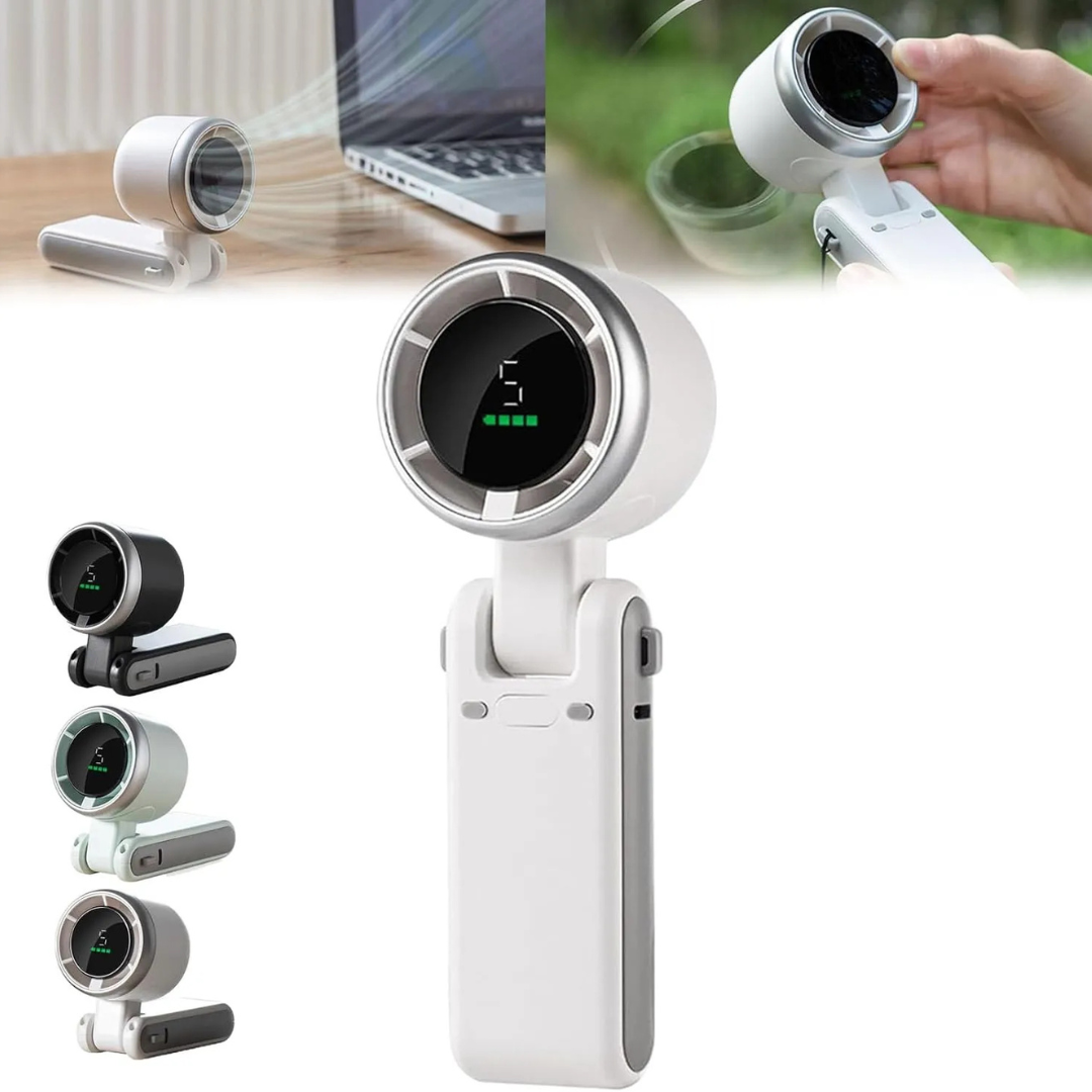 Pocket-Sized AC Level Fan – Powerful Mini Portable Air Cooler for Instant Cooling
