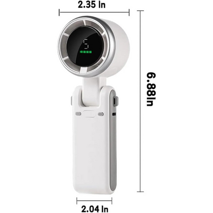 Pocket-Sized AC Level Fan – Powerful Mini Portable Air Cooler for Instant Cooling