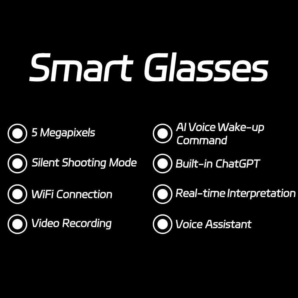 AI Smart Glasses – Augmented Reality Smart Glasses with Voice Control