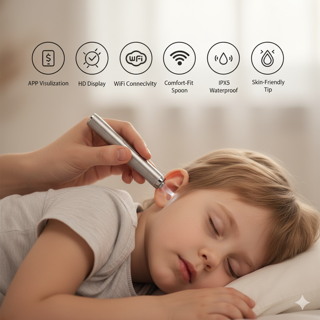 Waterproof Ear Wax Removal Cleaner Kit – Safe & Reusable