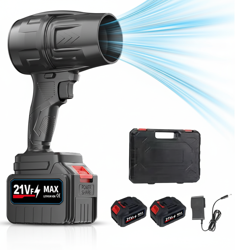 Jet Blower with Charger & 2 Batteries – Cordless & Powerful