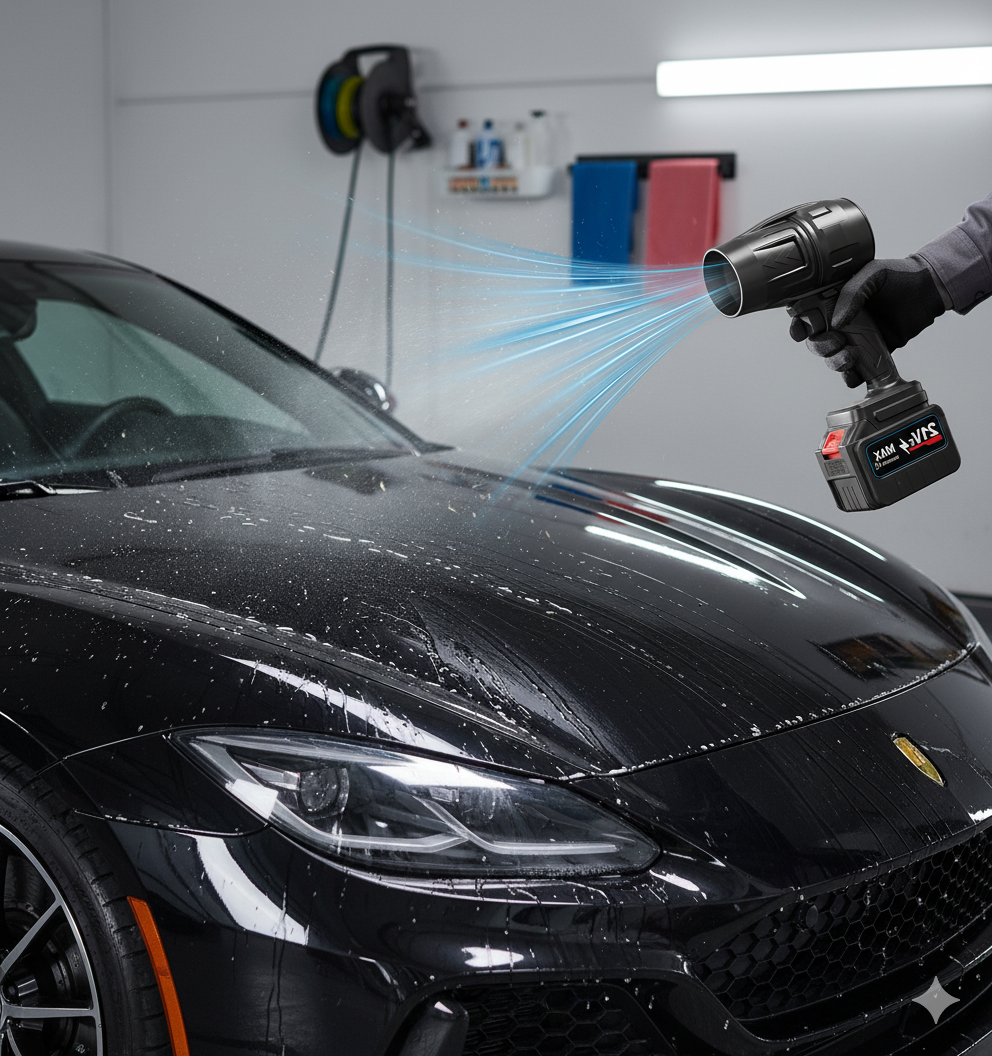 Jet Blower with Charger & 2 Batteries – Cordless & Powerful