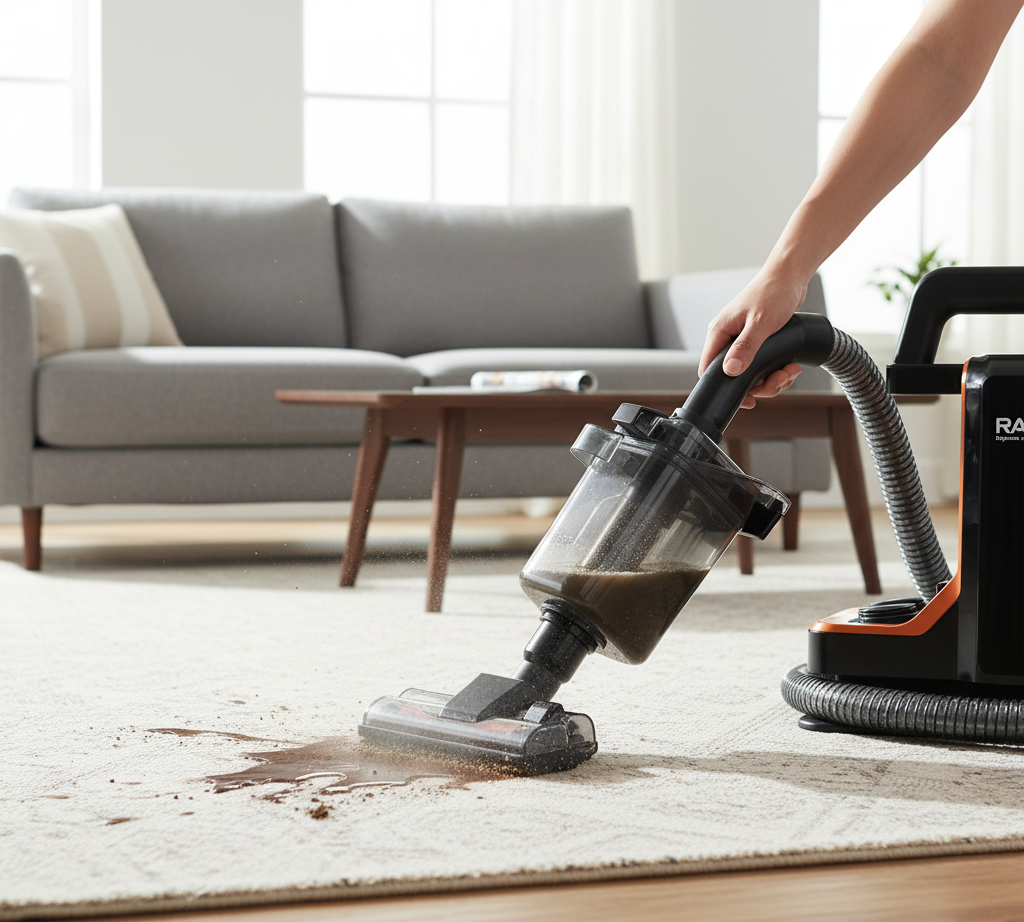 Portable Carpet Cleaner – Powerful Spot & Stain Remover for Home and Car