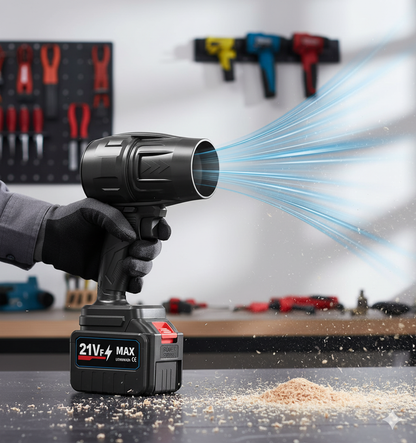 Jet Blower with Charger & 2 Batteries – Cordless & Powerful