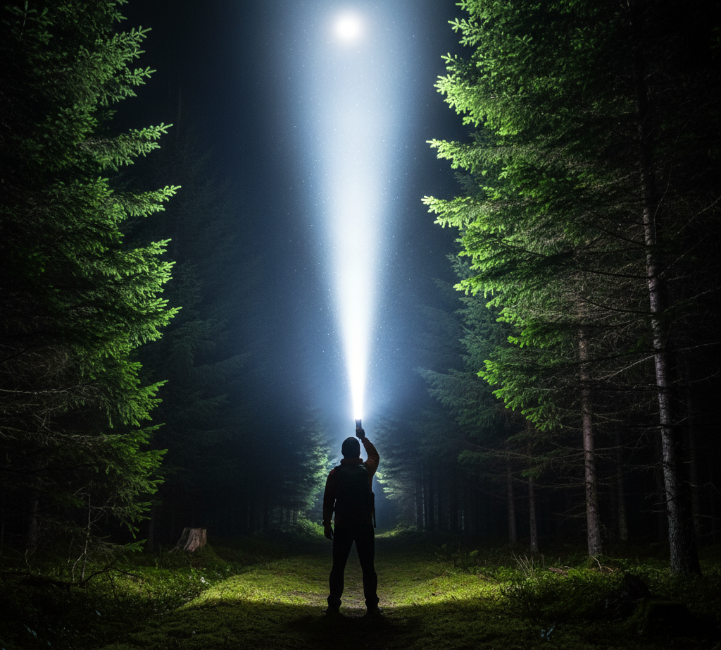 2-Pack LED Flashlights – High Power Rechargeable Torch for Camping, Hiking & Home Use