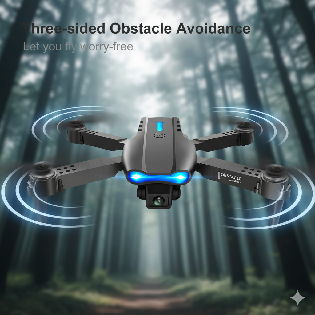 4K HD Dual Camera Drone – Foldable, WiFi FPV, Long Range